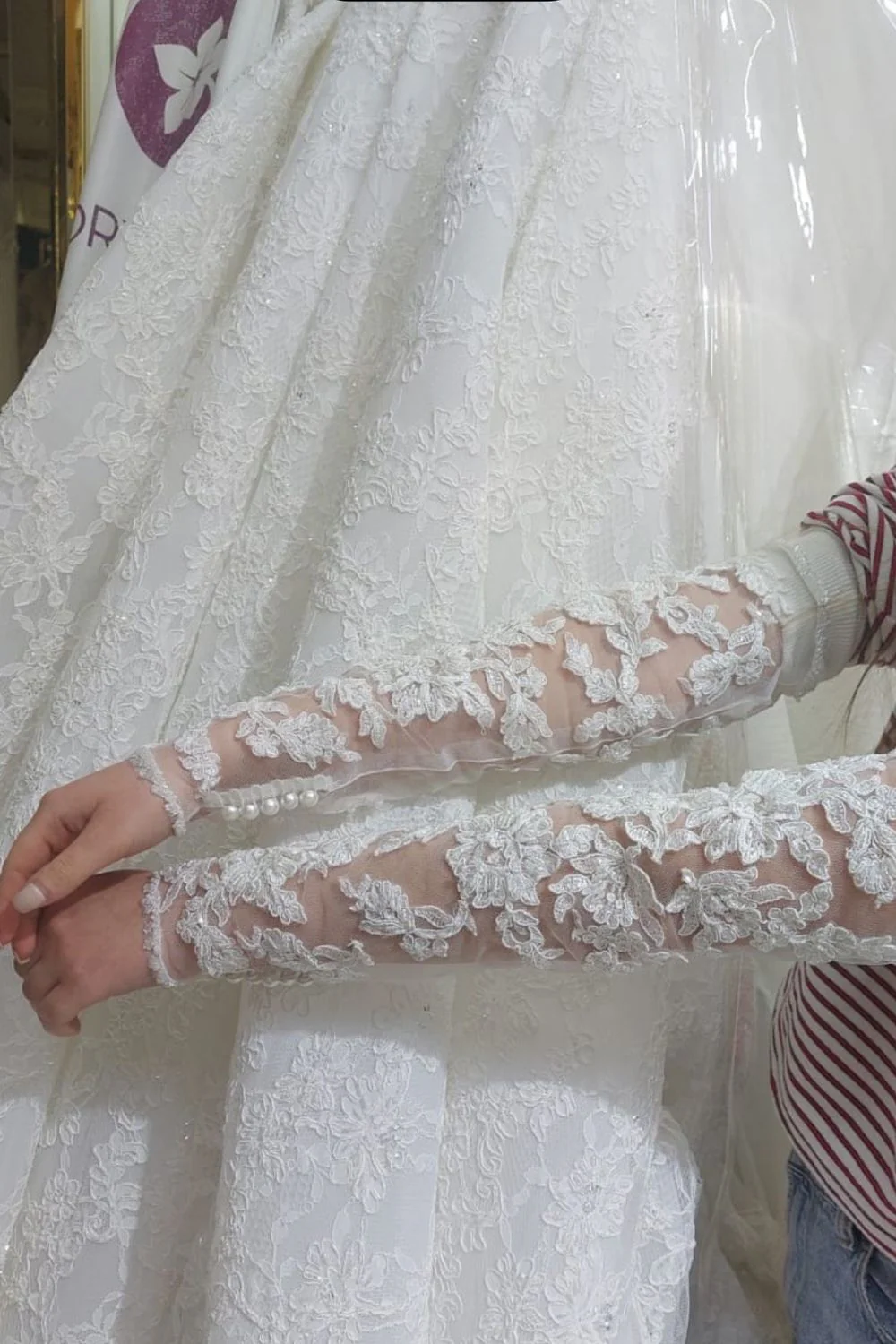 Lace Beaded Dress - Image 2