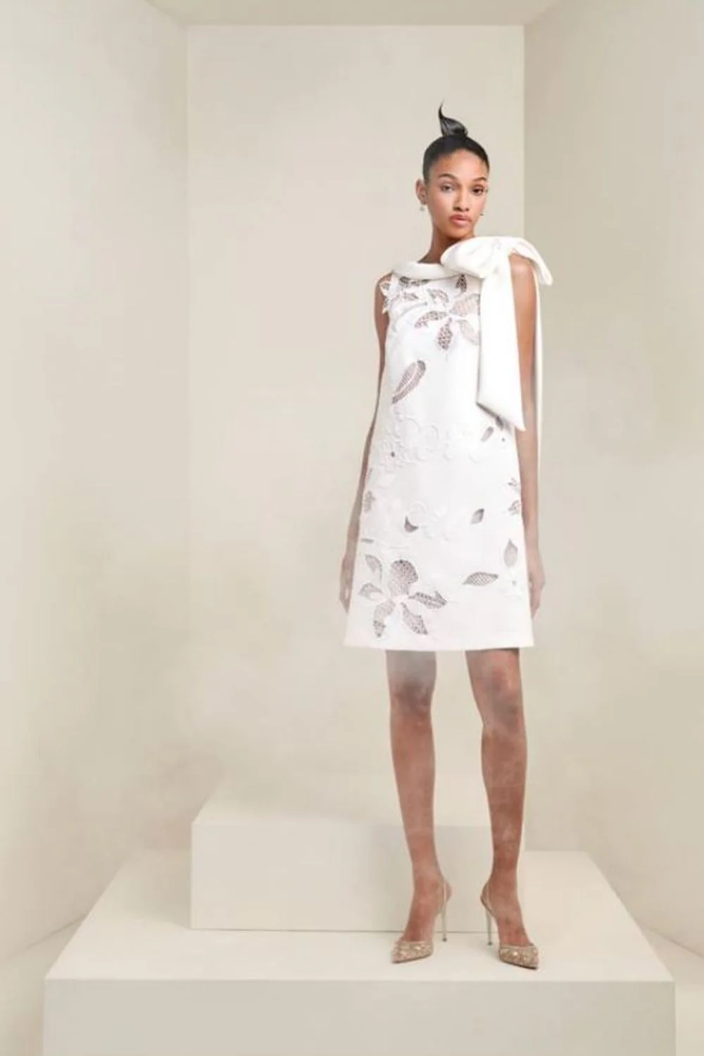 LACE “I LOVE YOU” SHIFT DRESS