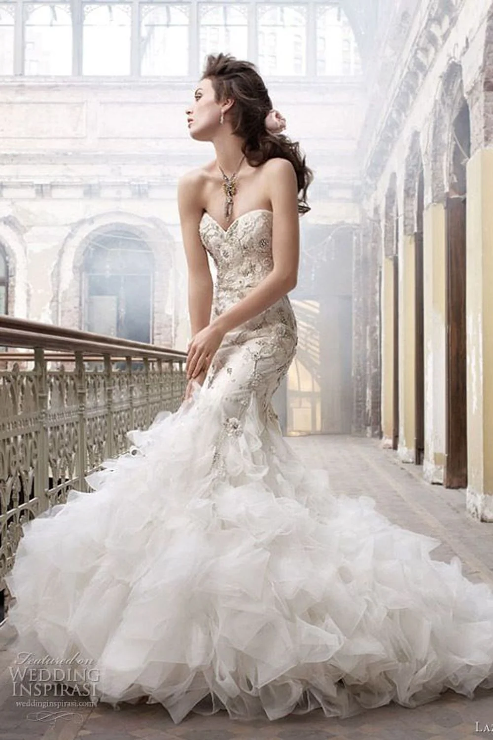 Lazaro Mermaid Dress