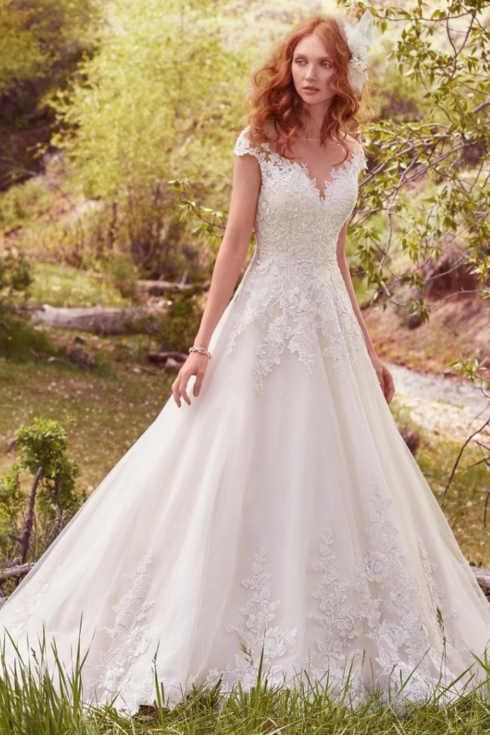 Lena With Veil