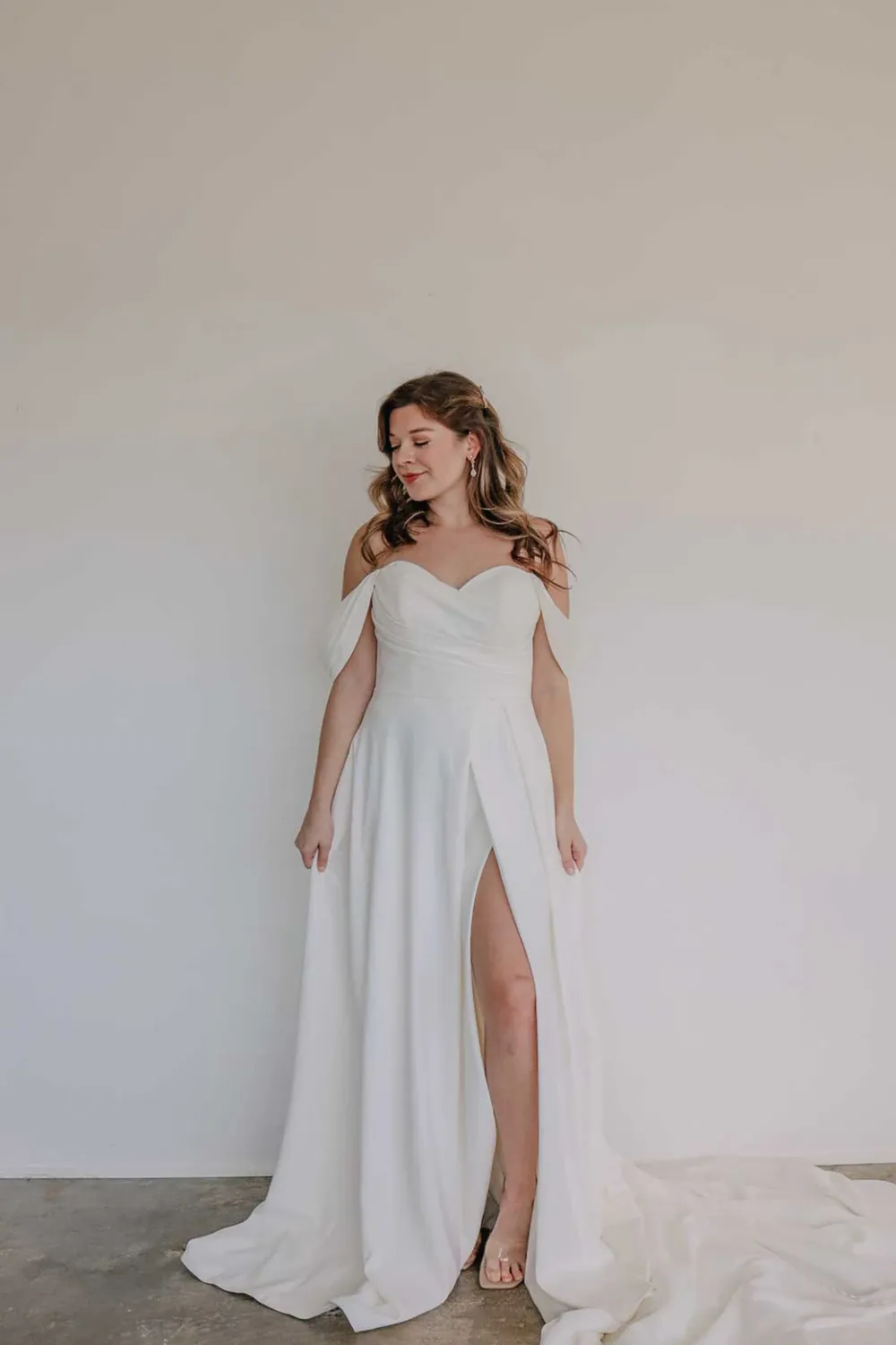 LUXE SATIN A-LINE WEDDING DRESS - Image 2