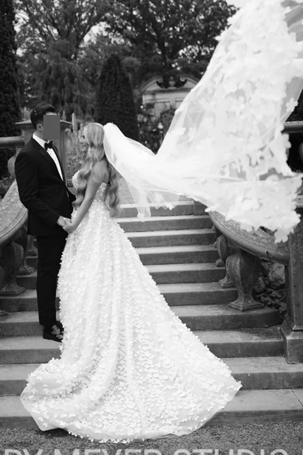 Marilyn floral applique Gown - Image 10