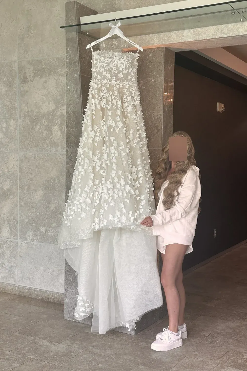 Marilyn floral applique Gown - Image 11