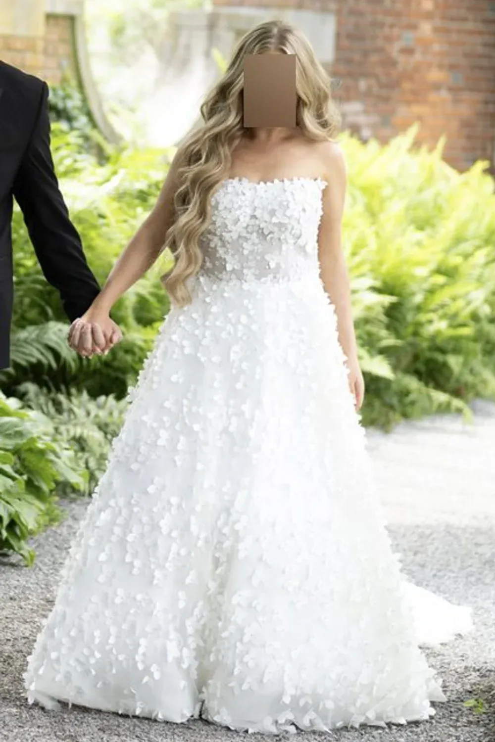 Marilyn floral applique Gown - Image 2