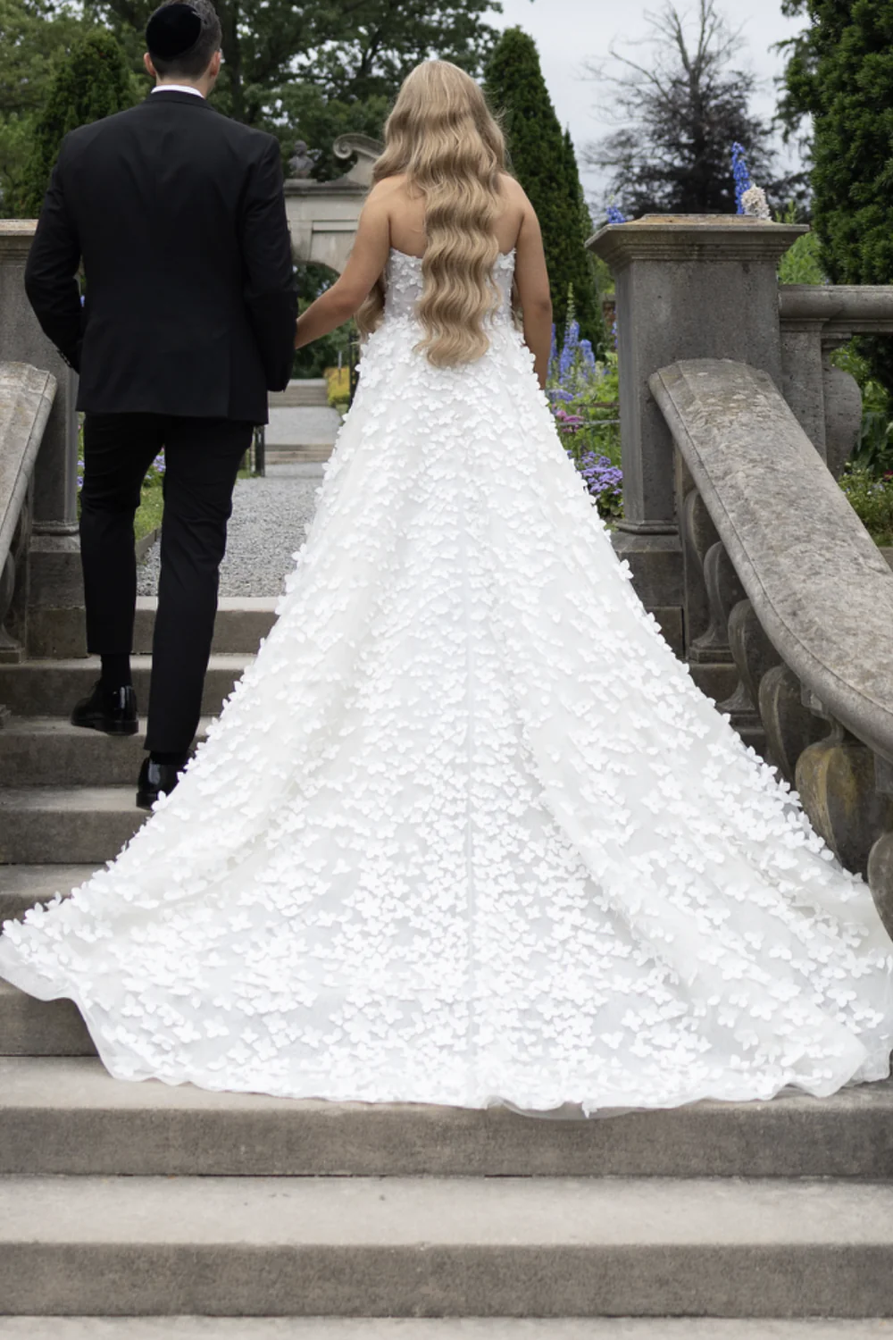 Marilyn floral applique Gown - Image 5