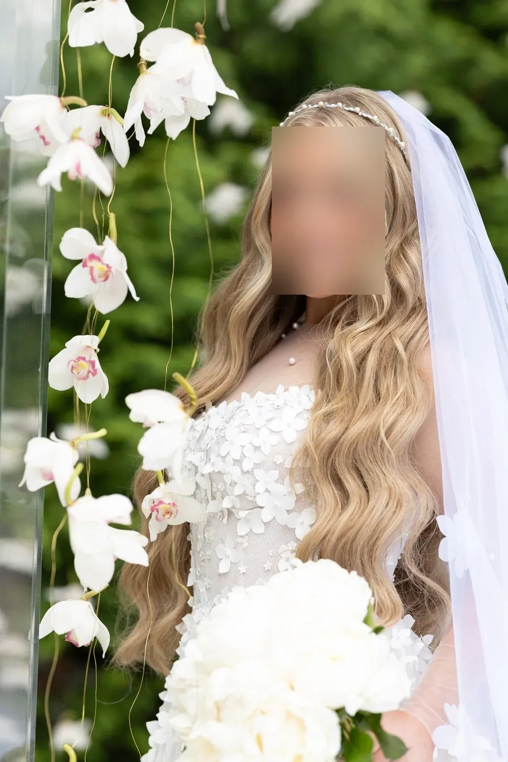 Marilyn floral applique Gown - Image 7