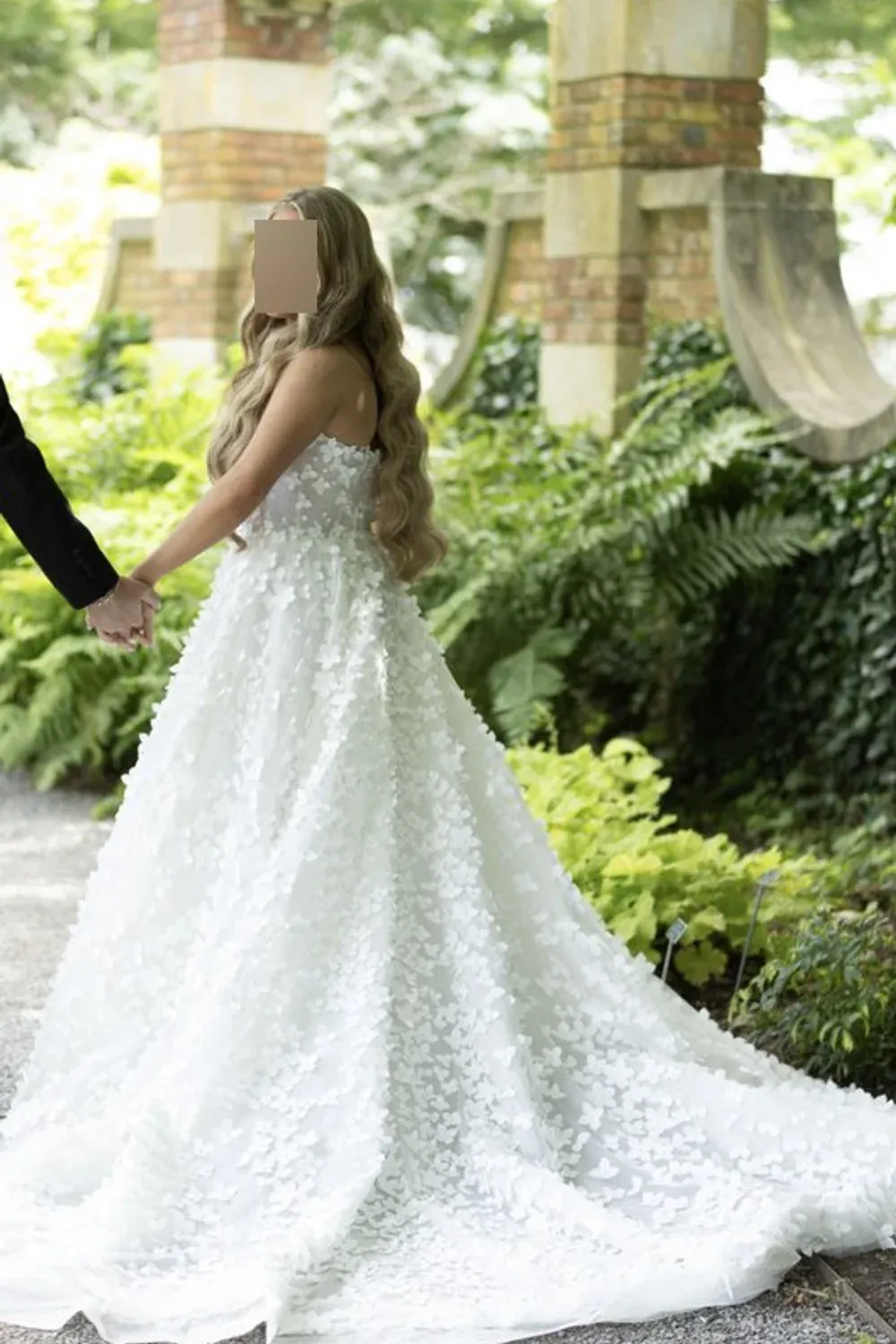 Marilyn floral applique Gown - Image 9
