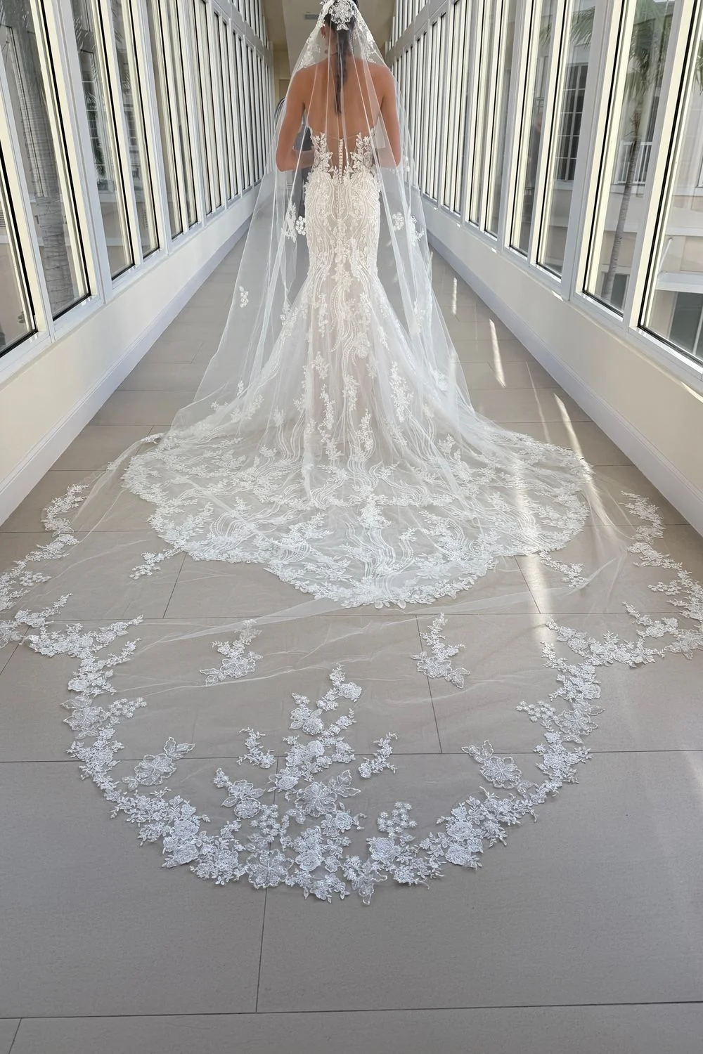 Matea w/ Veil & Sleeves - Image 5