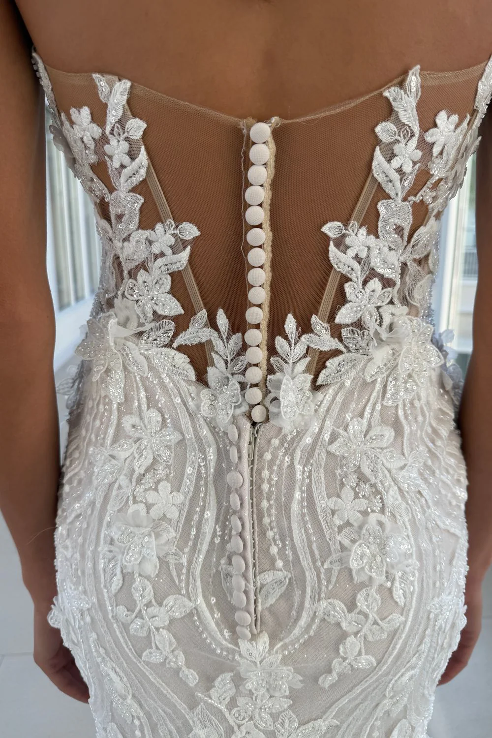 Matea w/ Veil & Sleeves - Image 6