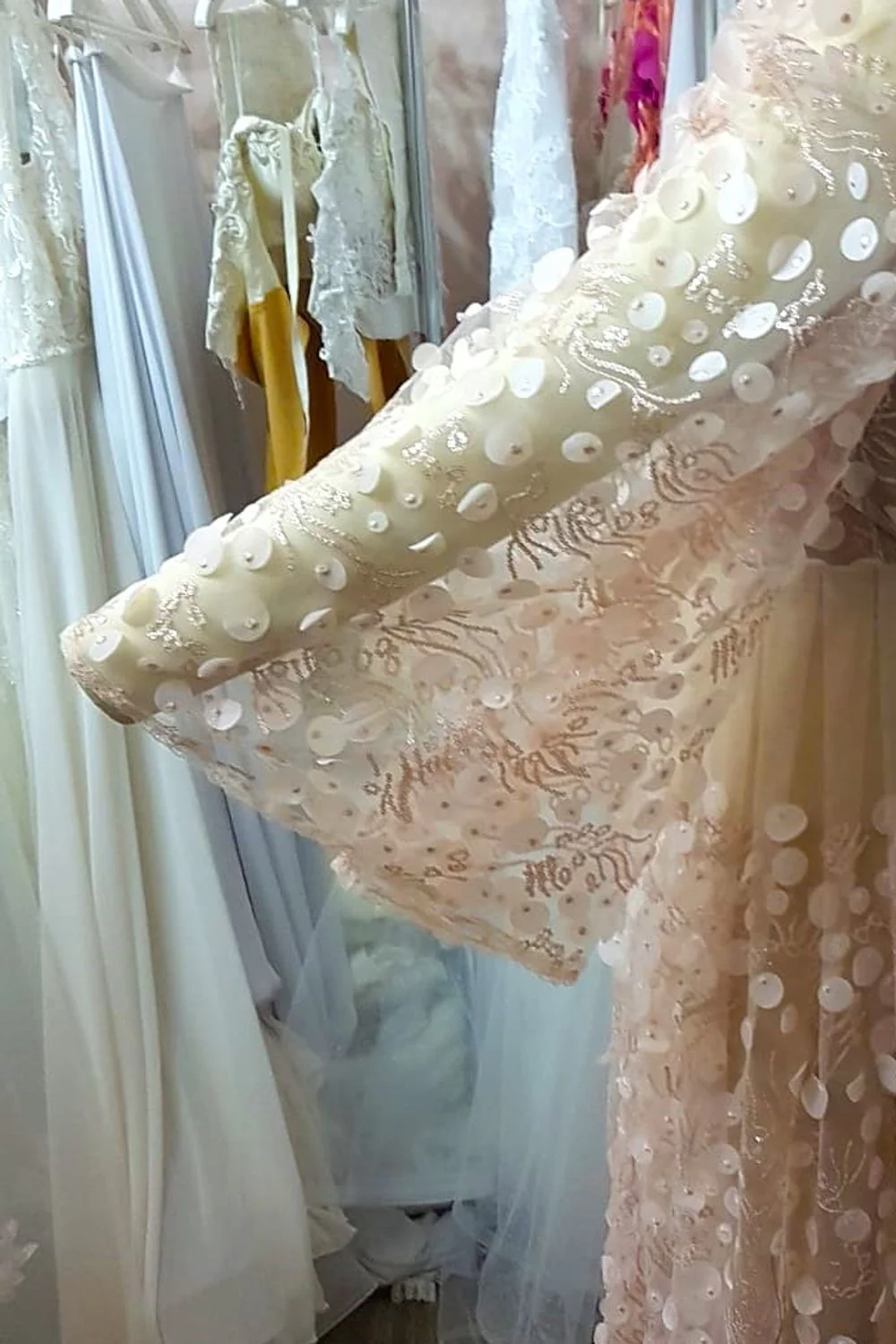 Non Traditional Wedding Dress With Color - Image 3