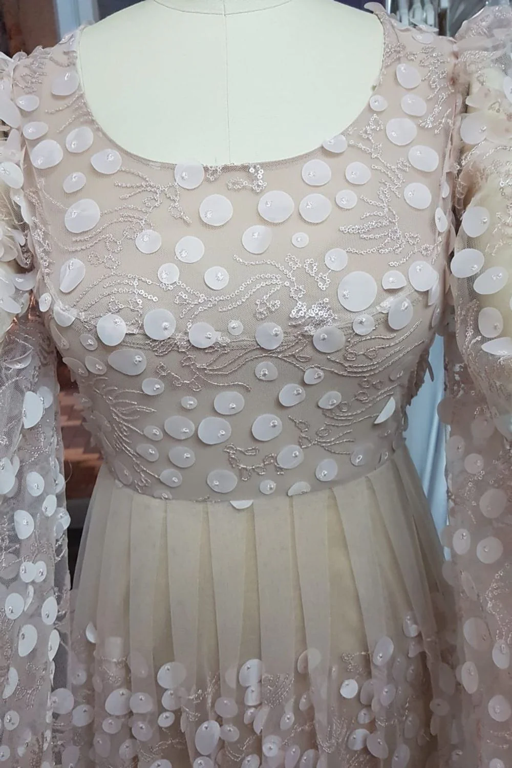 Non Traditional Wedding Dress With Color - Image 6