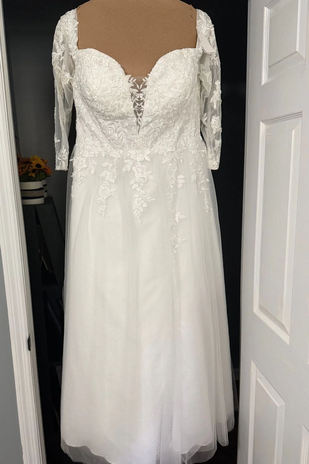 Off the Shoulder Tulle Ball Gown
