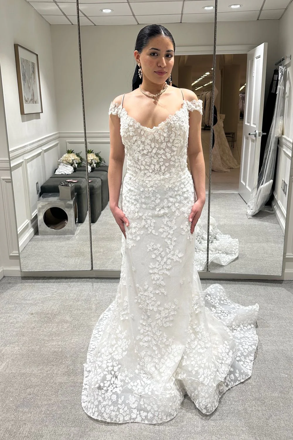 Olivia with Veil
