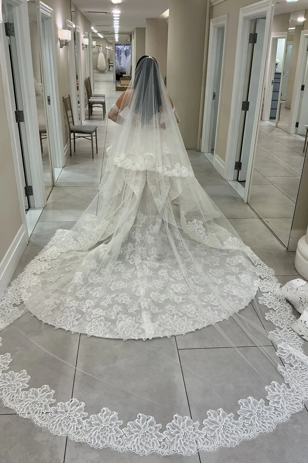 Papillion with Veil and Gloves - Image 8
