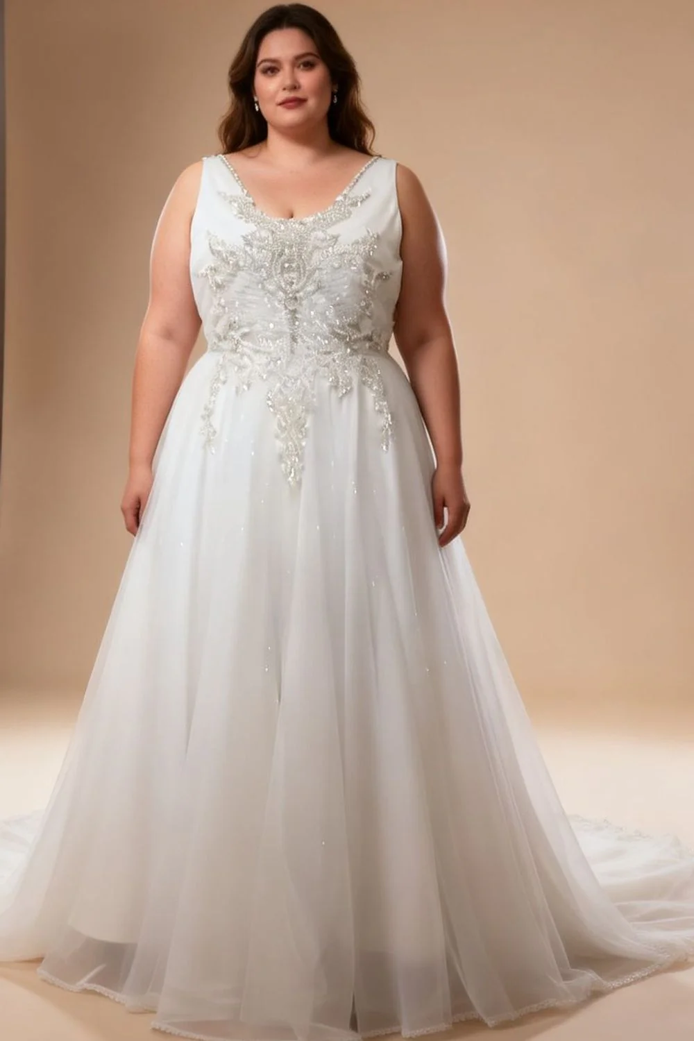 Plus Size A-Line Wedding Dress