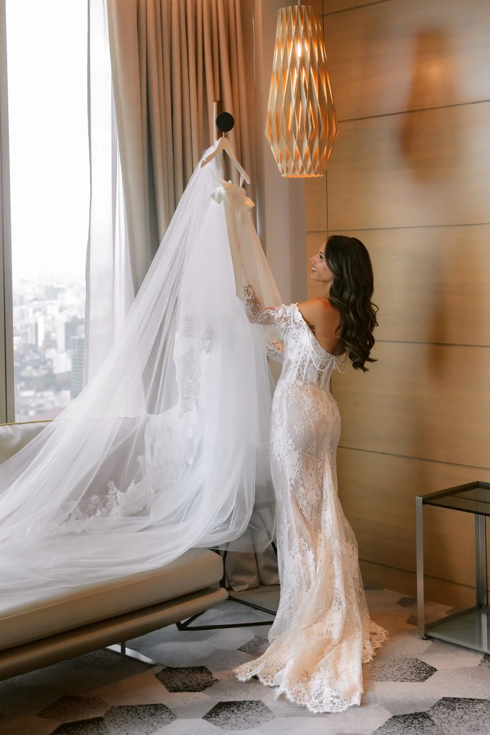 Overskirt 25-P109 and Veil 25-P09 - Image 4