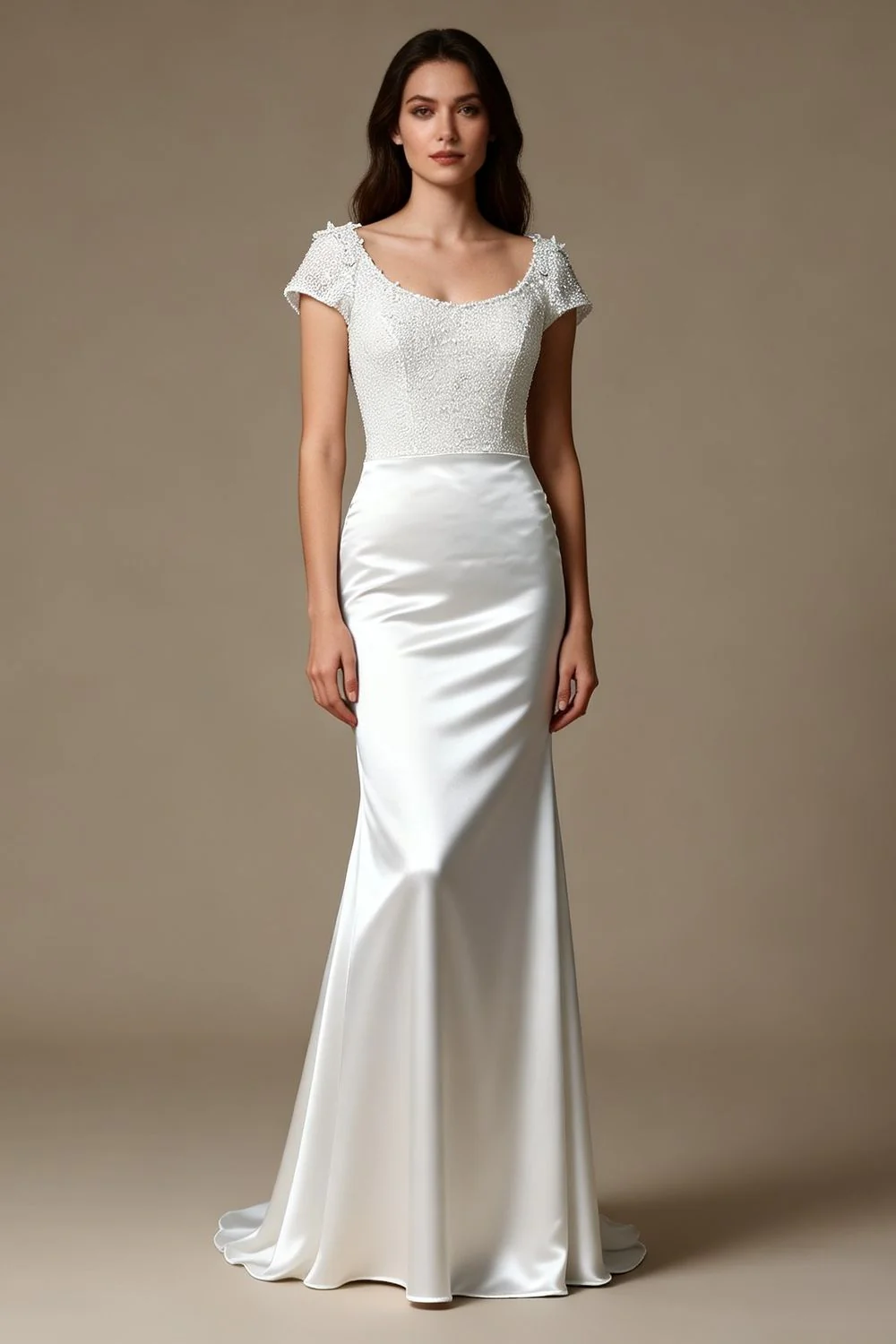 Satin Bridal Gown