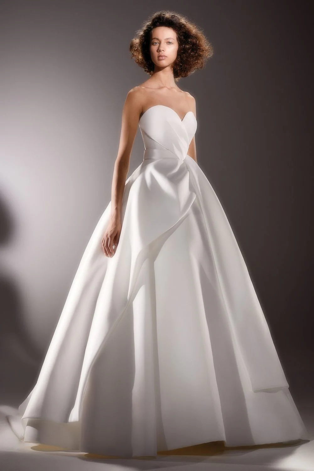 SCULPTURAL SASH DRAPE GOWN