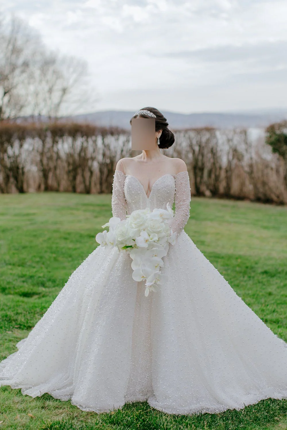 Semi-Custom Emma/Teagan Style with Veil