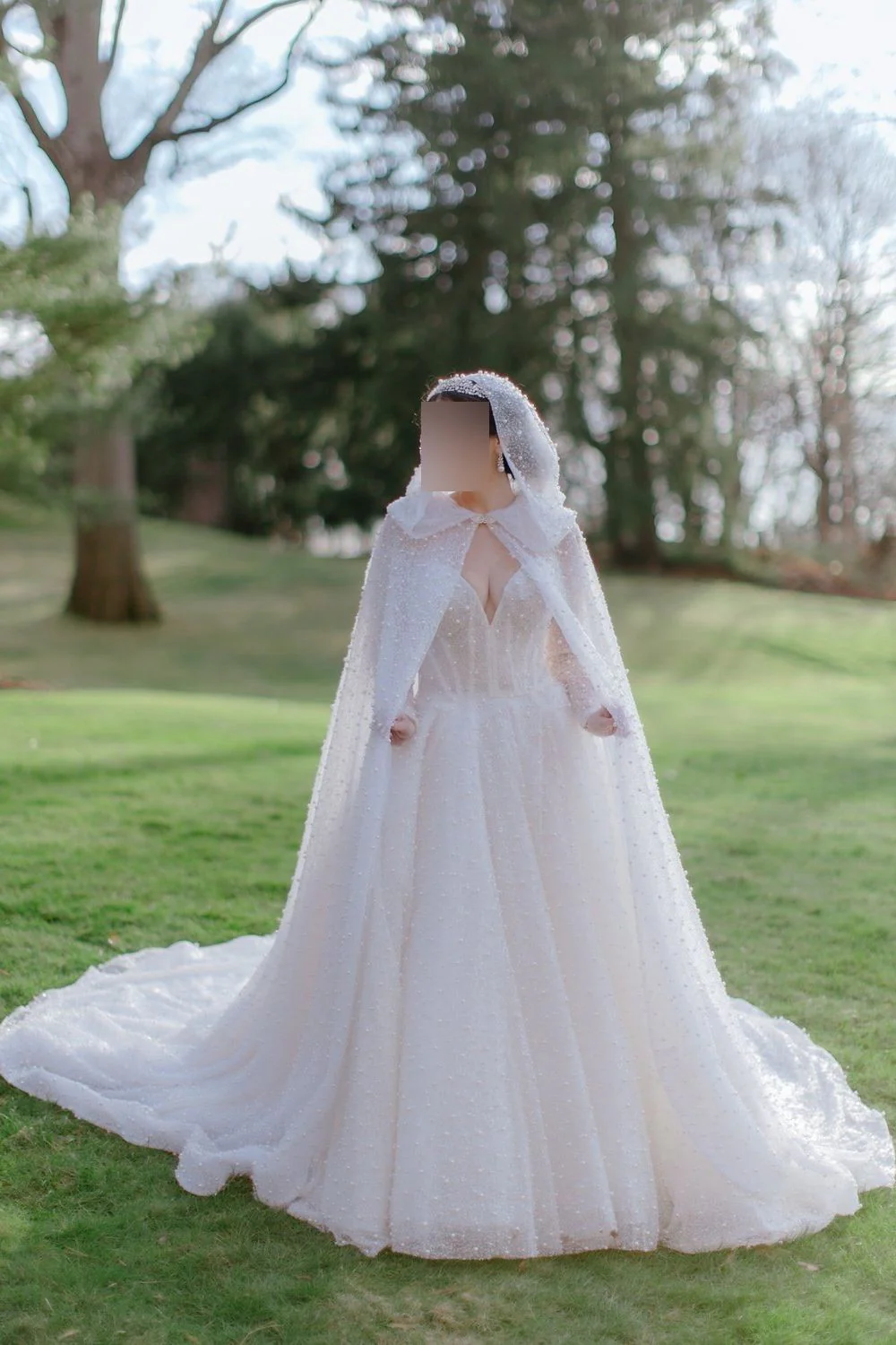 Semi-Custom Emma/Teagan Style with Veil - Image 11