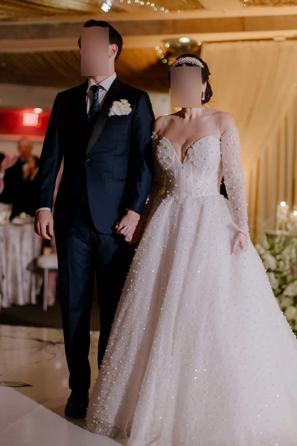 Semi-Custom Emma/Teagan Style with Veil - Image 5