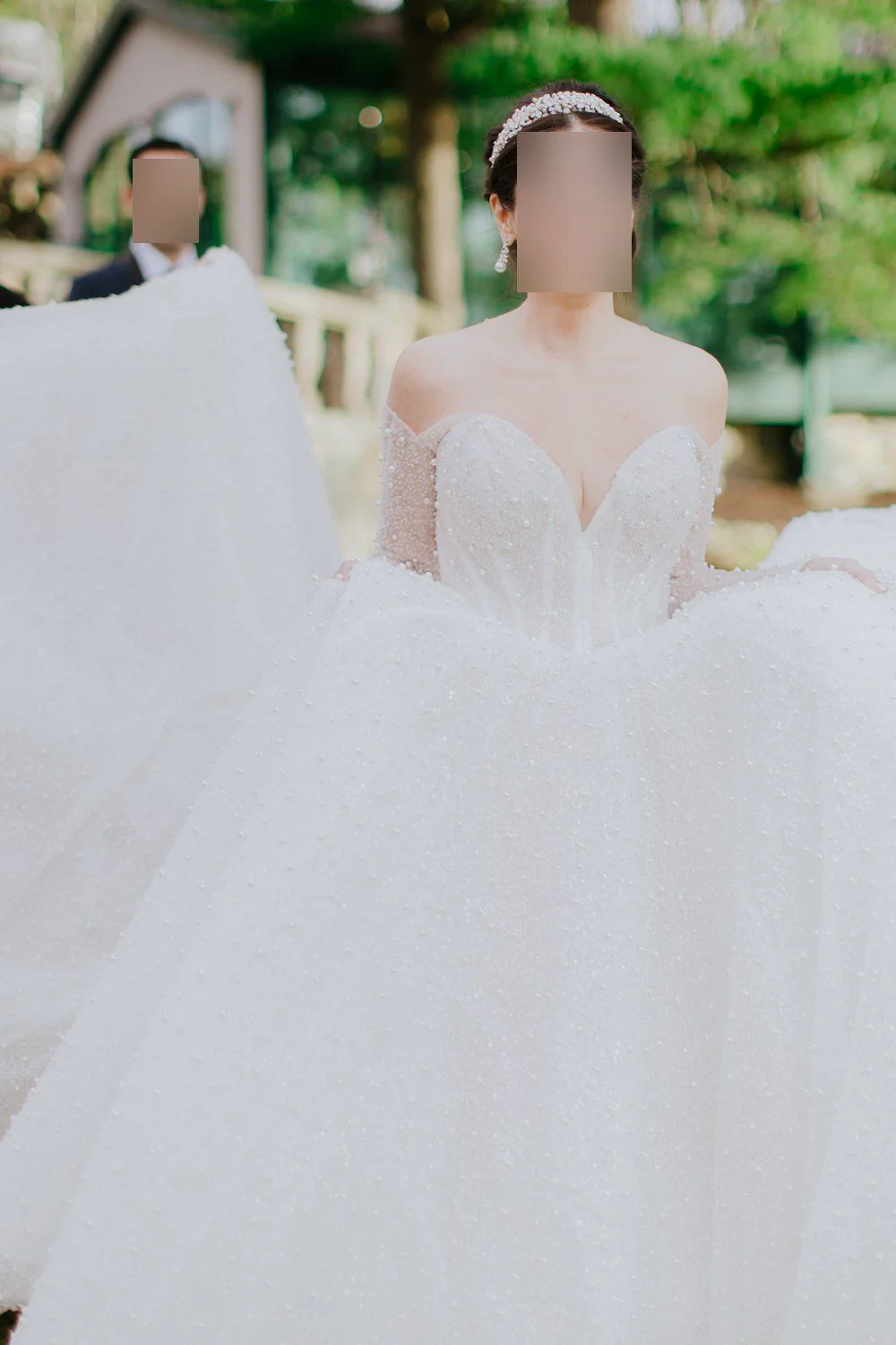 Semi-Custom Emma/Teagan Style with Veil - Image 6