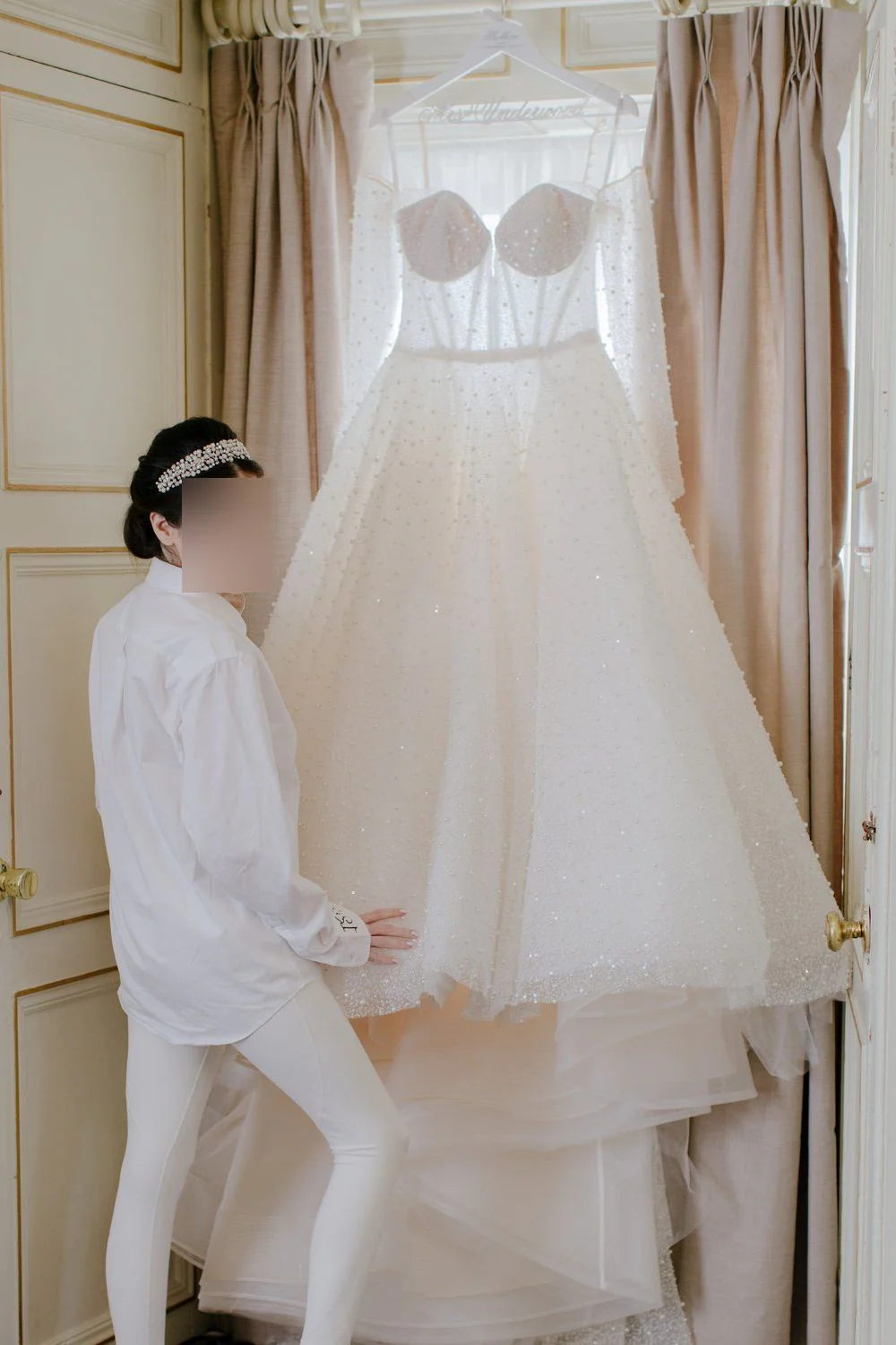 Semi-Custom Emma/Teagan Style with Veil - Image 8