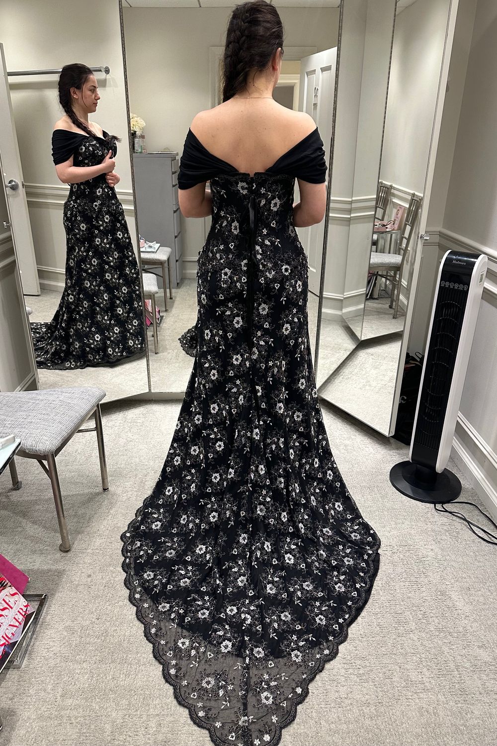 A- Line Strapless Dress - Image 2