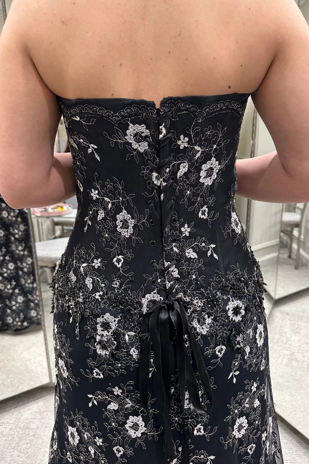 A- Line Strapless Dress - Image 5