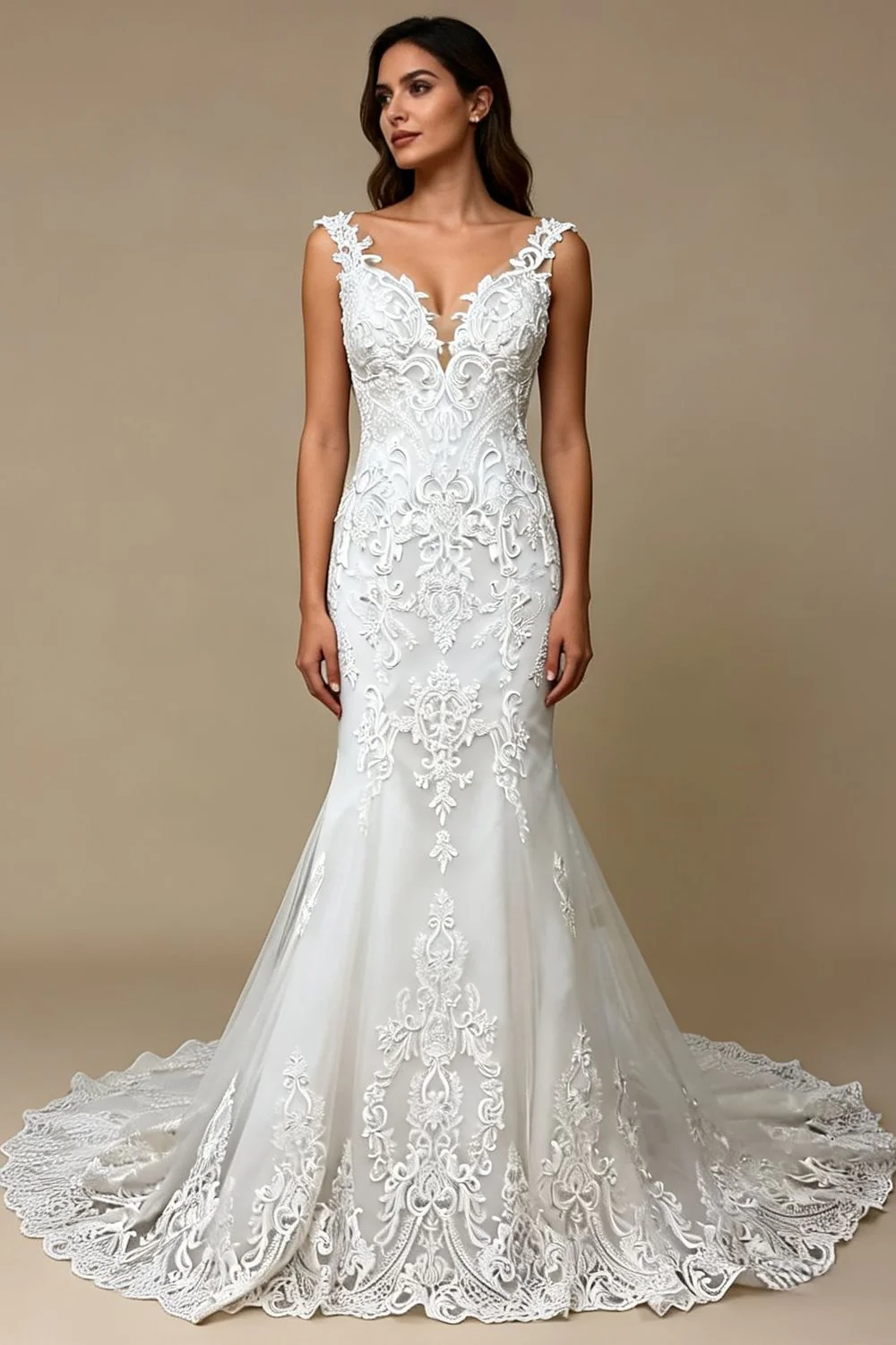 Timeless Ivory lace Elegance Size 6