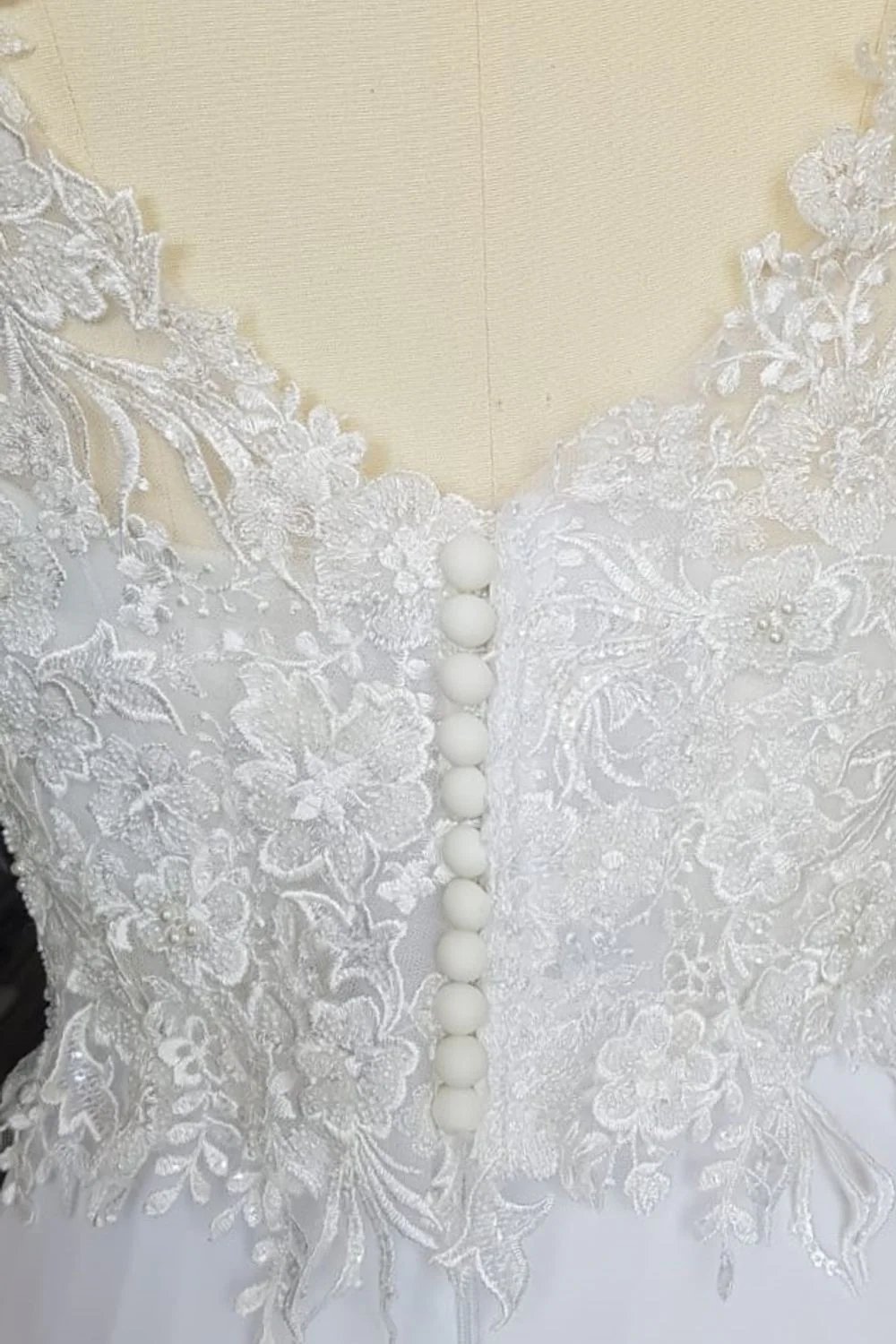 Two-Tone side slit Bridal Gown - Image 6