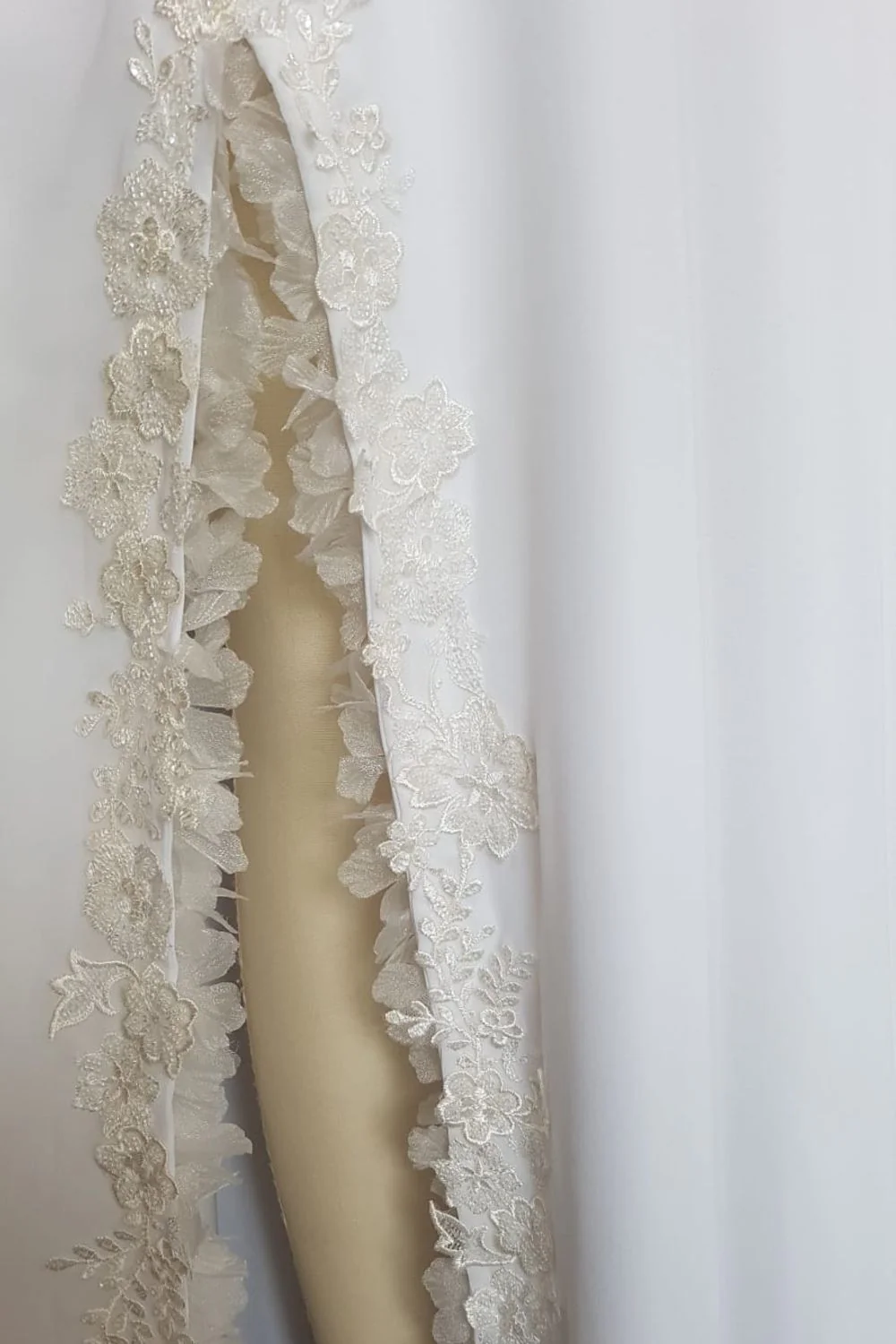 Two-Tone side slit Bridal Gown - Image 7
