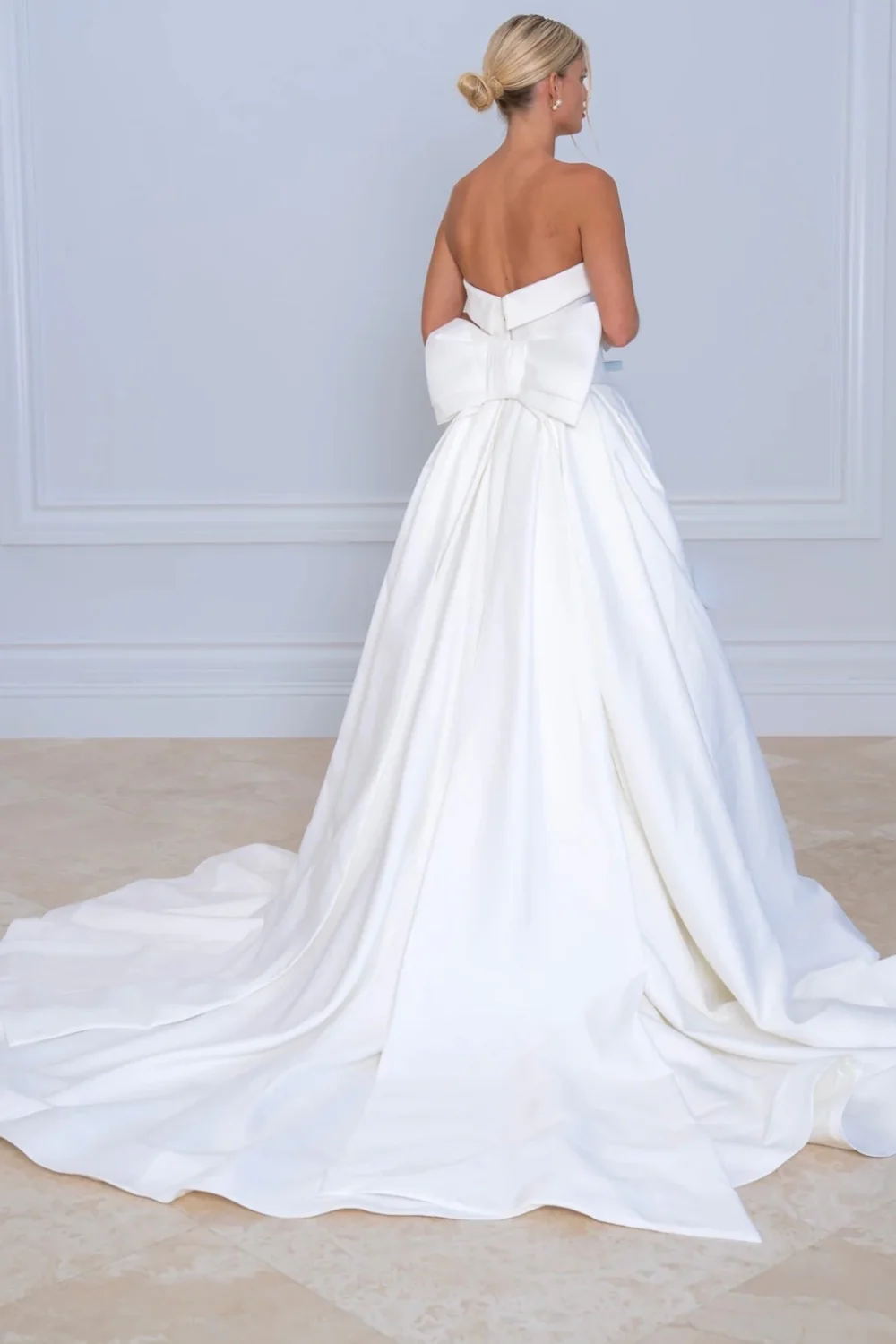 Voluminous Strapless Gown - Image 2