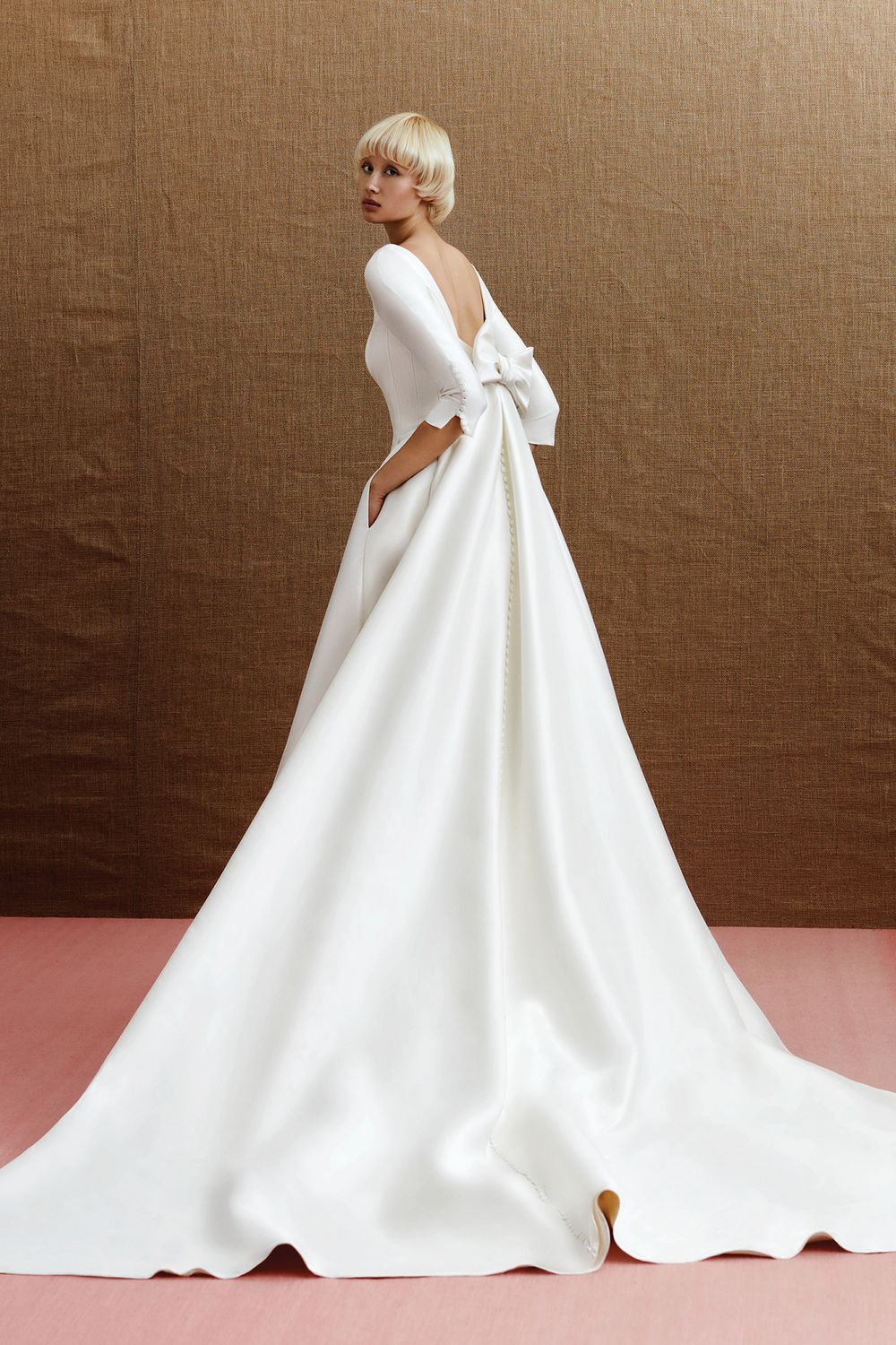 WATTEU BOATNECK GOWN - Image 2