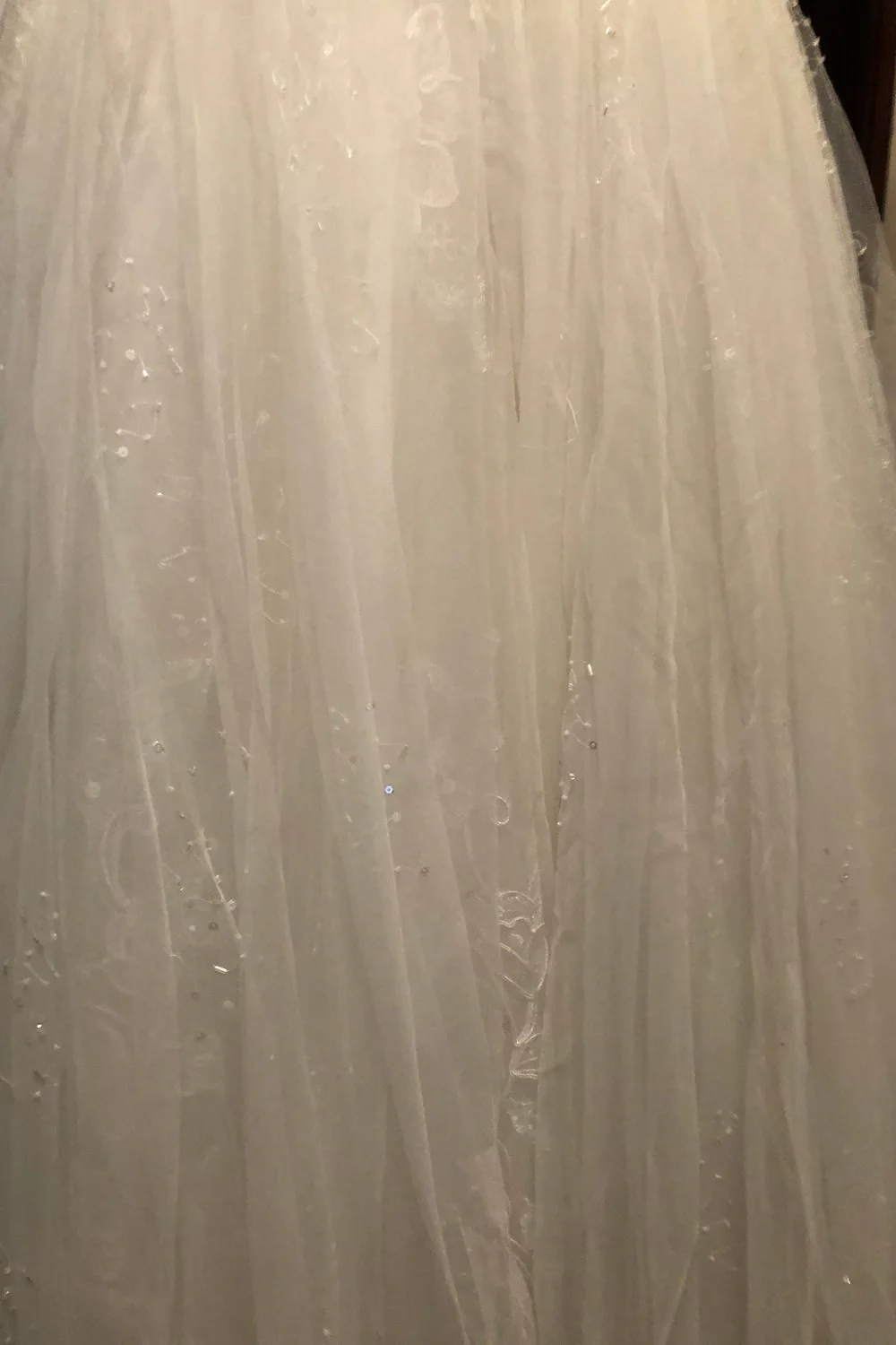 Wtoo Brides strapless long white gown with train - Image 4